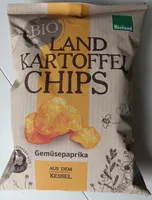 Bio Landkartoffelchips Gemüsepaprika