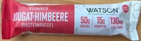 Veganer Nougat & Himbeere Proteinriegel