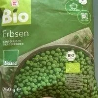 Bio Erbsen Erntefrisch Tiefgefroren