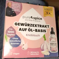 Gewürzextrakt auf Öl-Basis mit Knoblauch