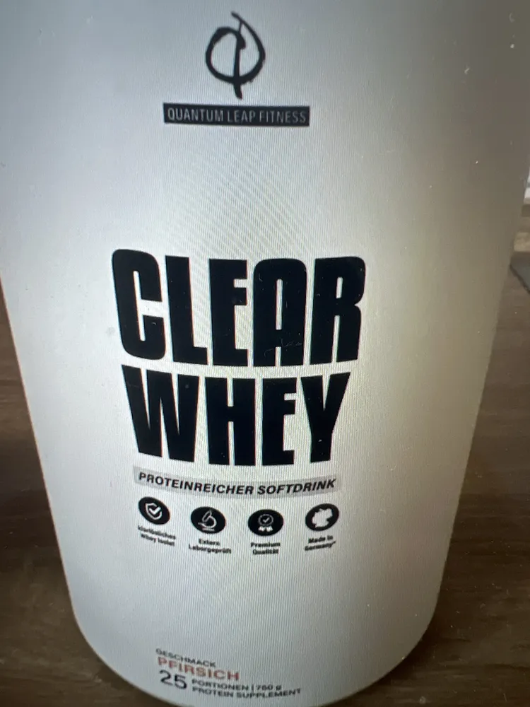 Clear Whey Proteinreicher Softdrink Pfirsich