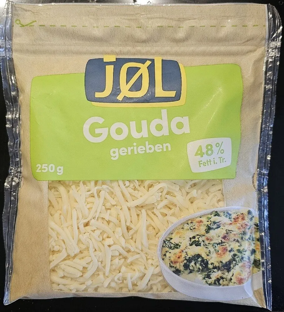 Gouda gerieben