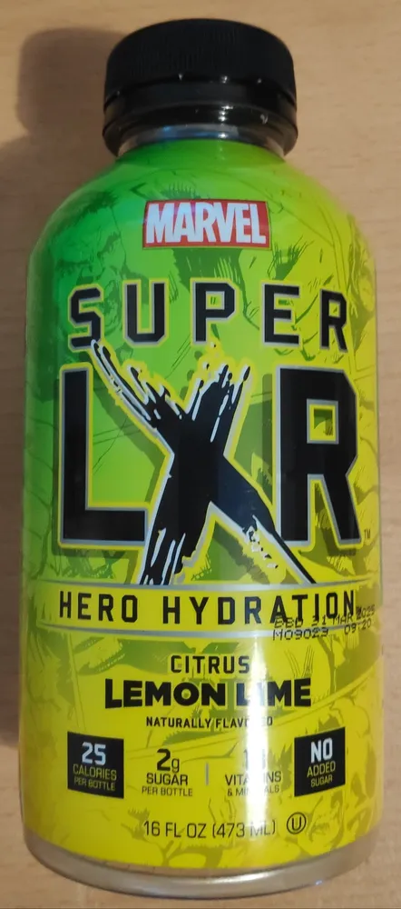 Arizona X Marvel Super LRX Citrus Lemon Lime
