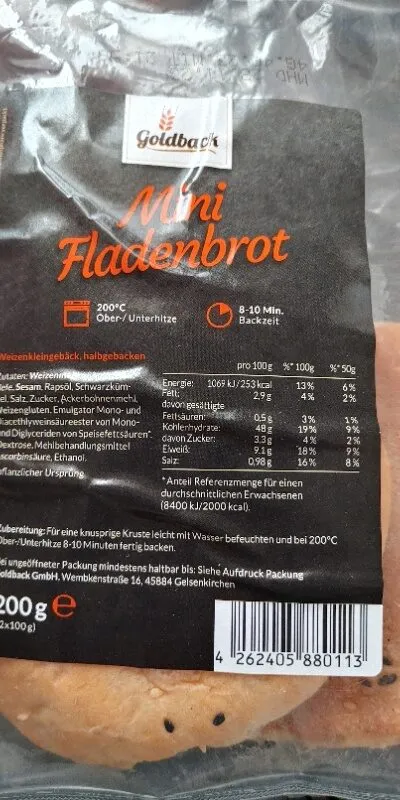 Mini Fladenbrot