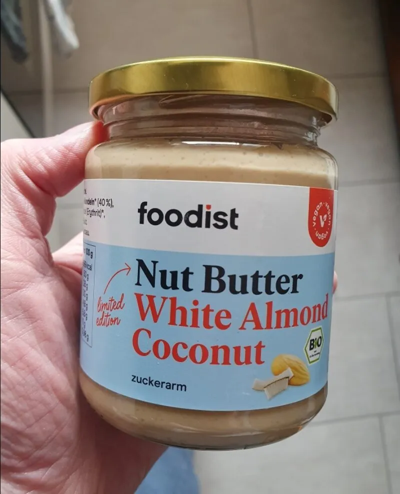 white almond coconut nutbutter