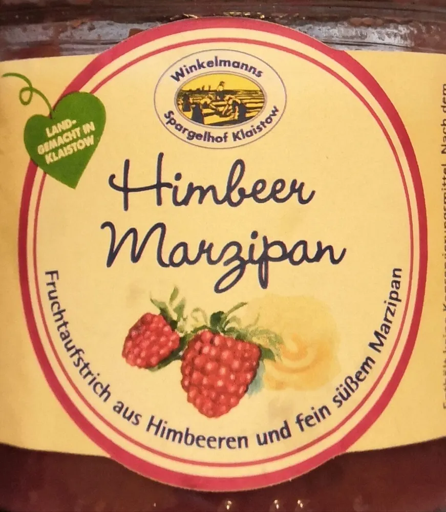 Himbeer Marzipan Fruchtaufstrich