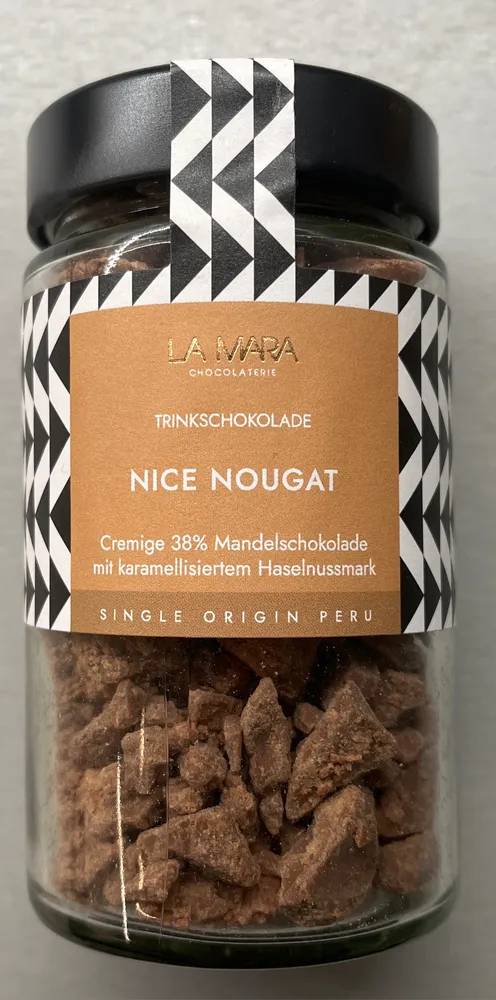 trinkschokolade nougat