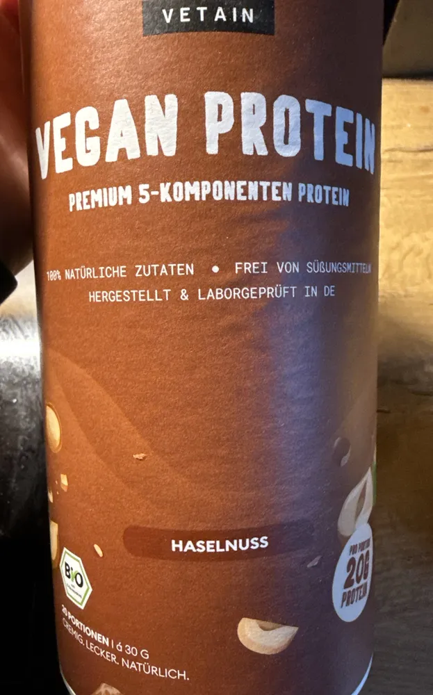 Vegan Protein Haselnuss