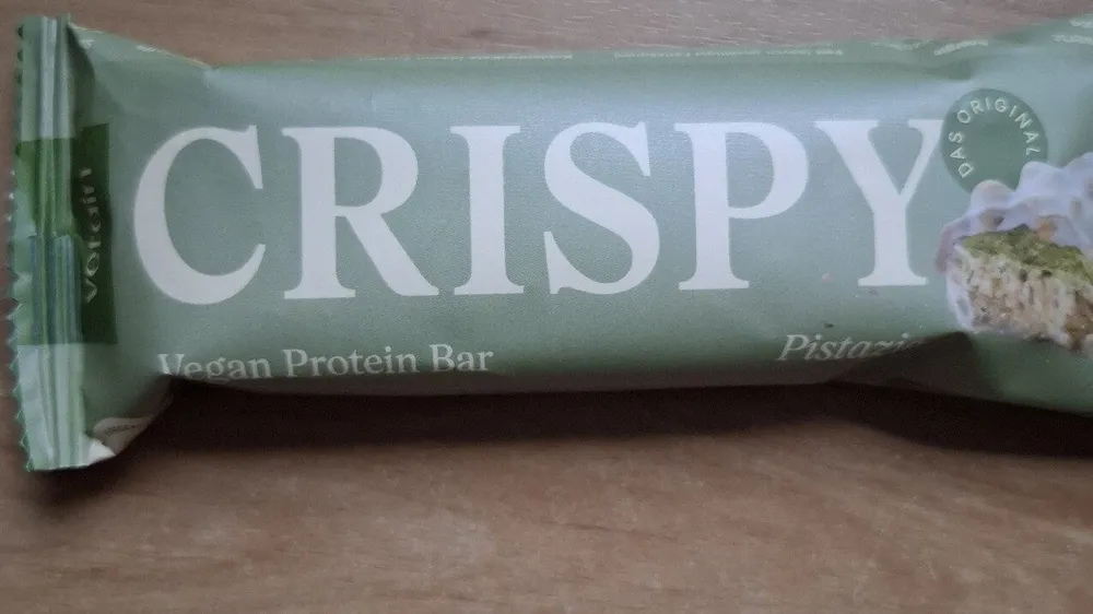 Crispy Vegan Protein Bar Pistazie