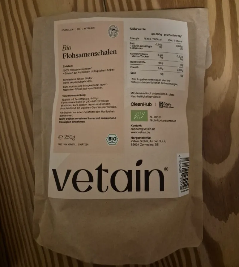 Bio Flohsamenschalen