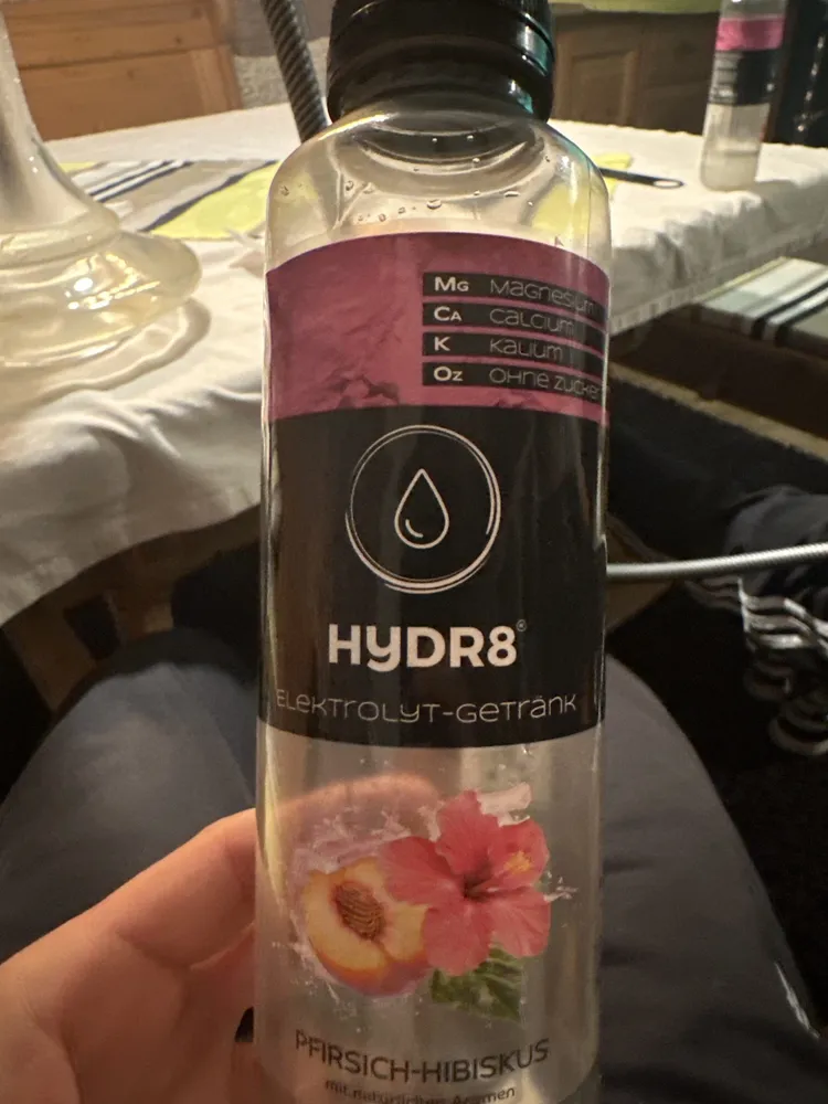 Pfirsich Hibiskus Elektrolyt Getränk