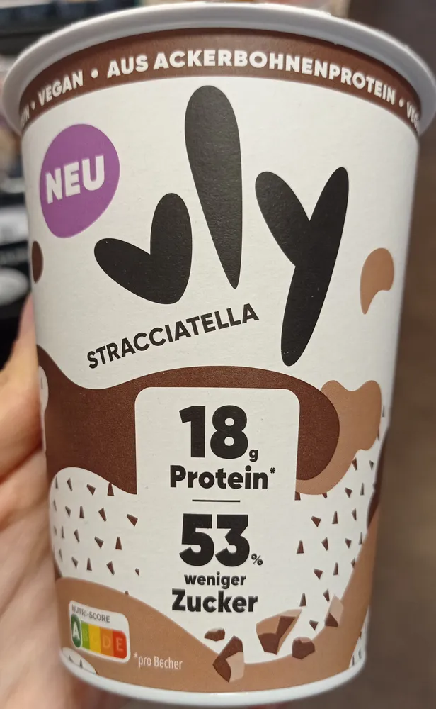 Stracciatella aus Ackerbohnen