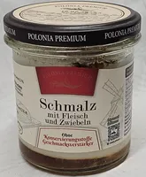 Schmalz mit Fleisch und Zwiebeln