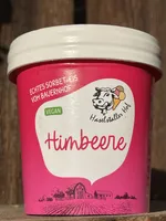 Himbeere Sorbet-Eis