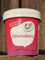 Johannisbeere Sorbet-Eis