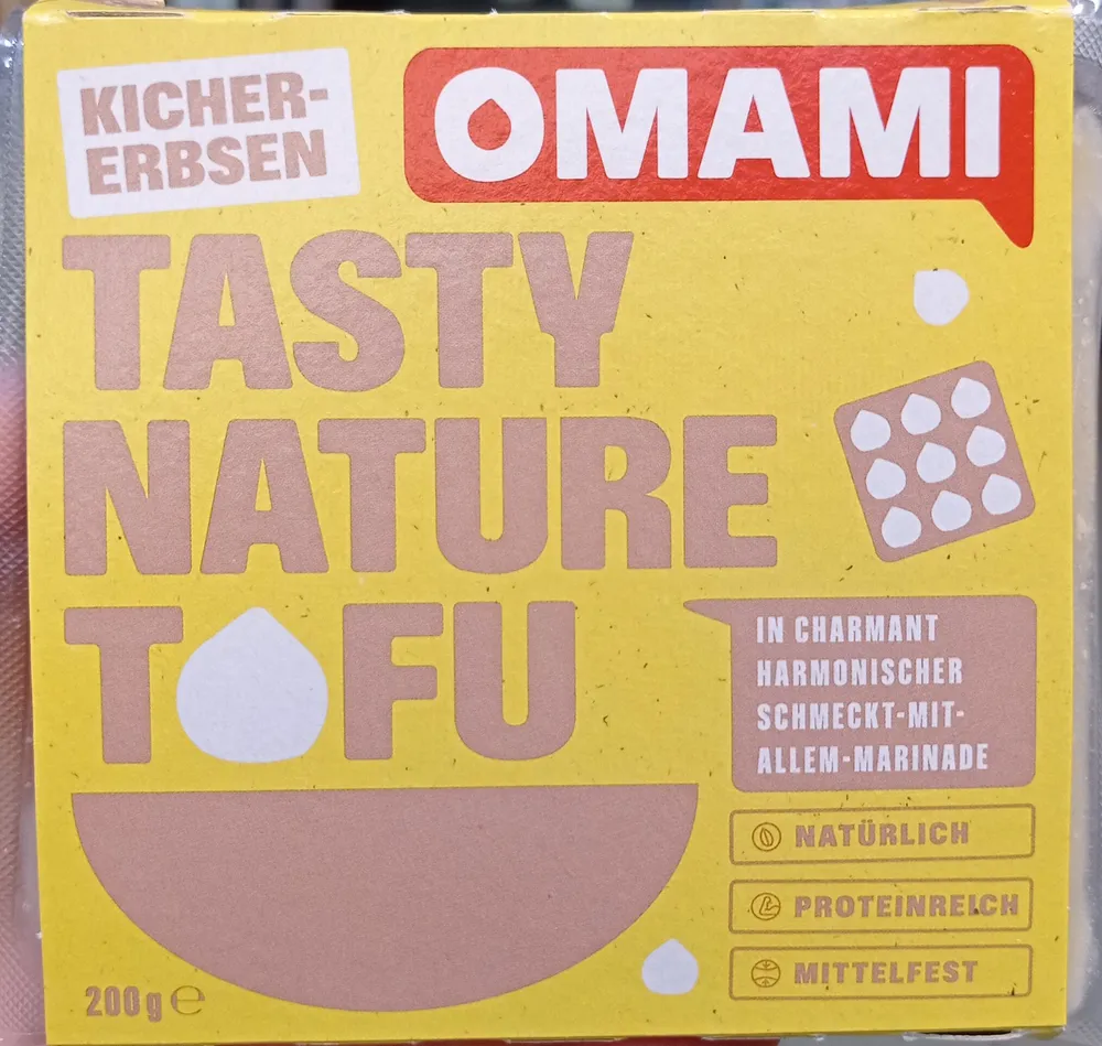 Tasty Nature Tofu Kichererbsen