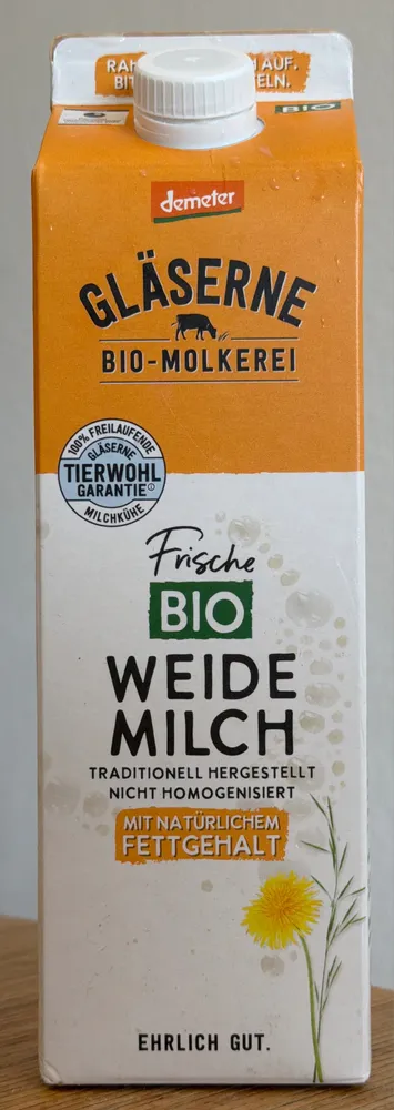 Frische BIO WEIDE MILCH