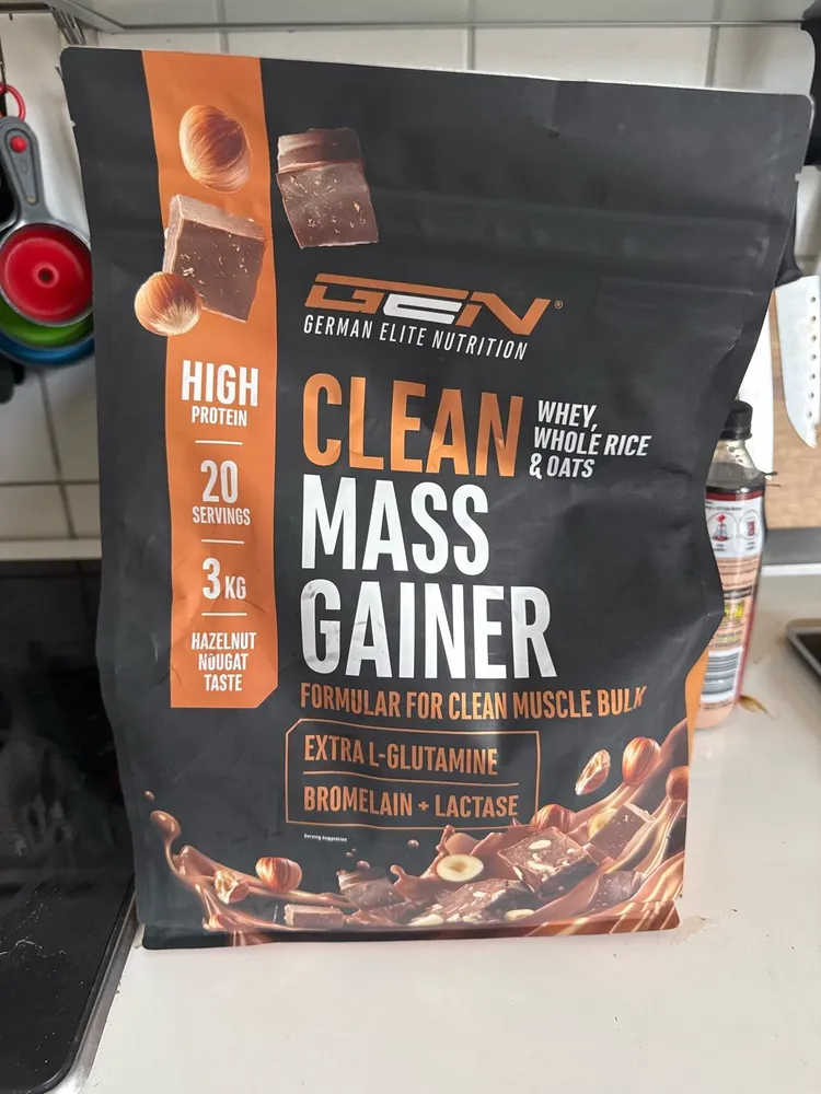 Clean Mass Gainer Hazelnut Nougat