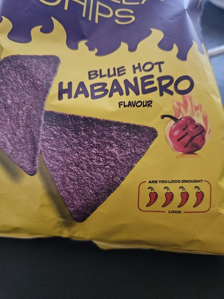 Tortilla Chips Blue Hot Habanero