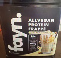 Fayn Allvegan Protein Frappe Creamy white Hazelnut