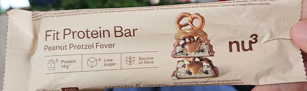 Fit Protein Bar Peanut Pretzel Fever
