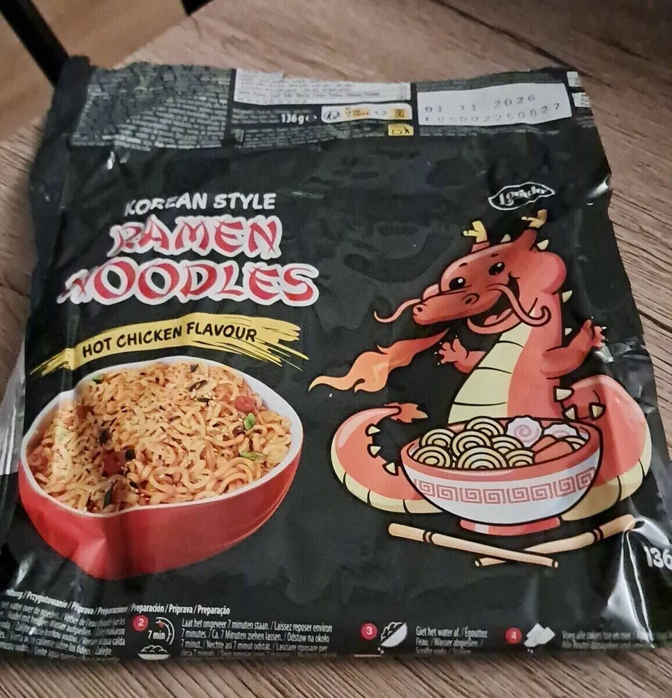 Korean Style Ramen Noodles