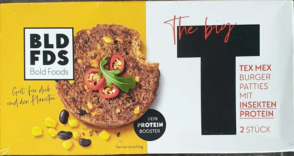Tex Mex Burger Pattie Insect-Style