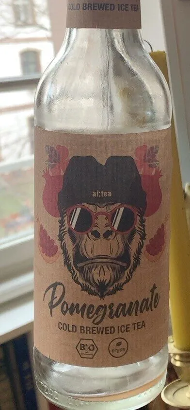 Cold Brewed Ice Tea Pomegranate