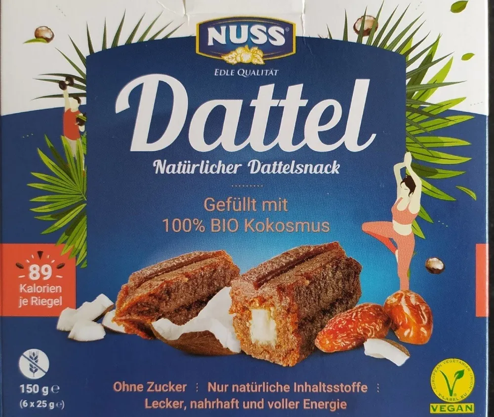 Natürlicher Dattelsnack