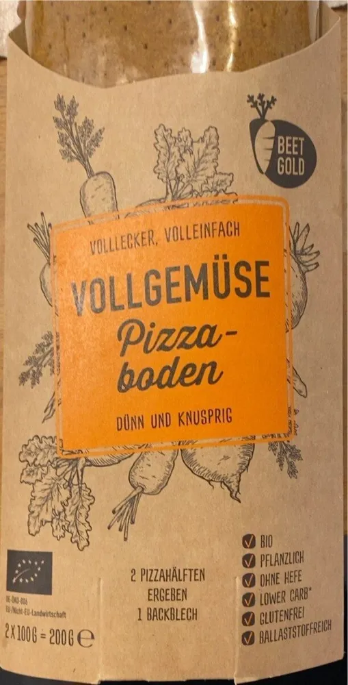 Vollgemüse Pizzaboden