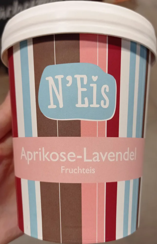 Aprikose-Lavender Fruchteis