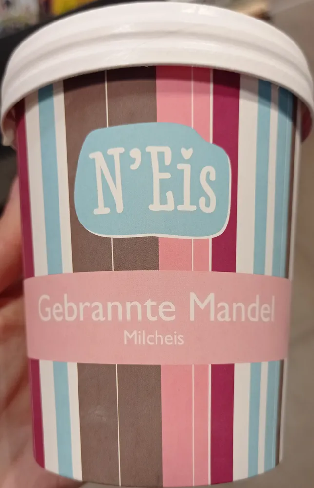 Gebrannte Mandel Milcheis