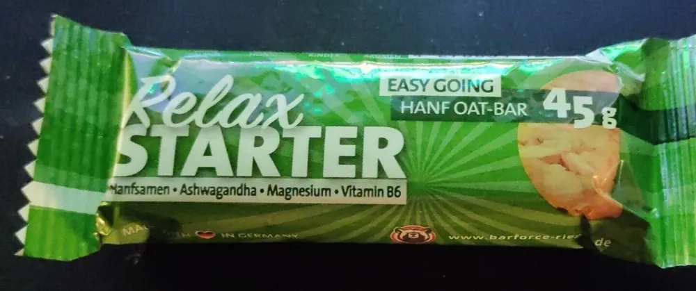 Relax starter - Easy Hand Oat Bar