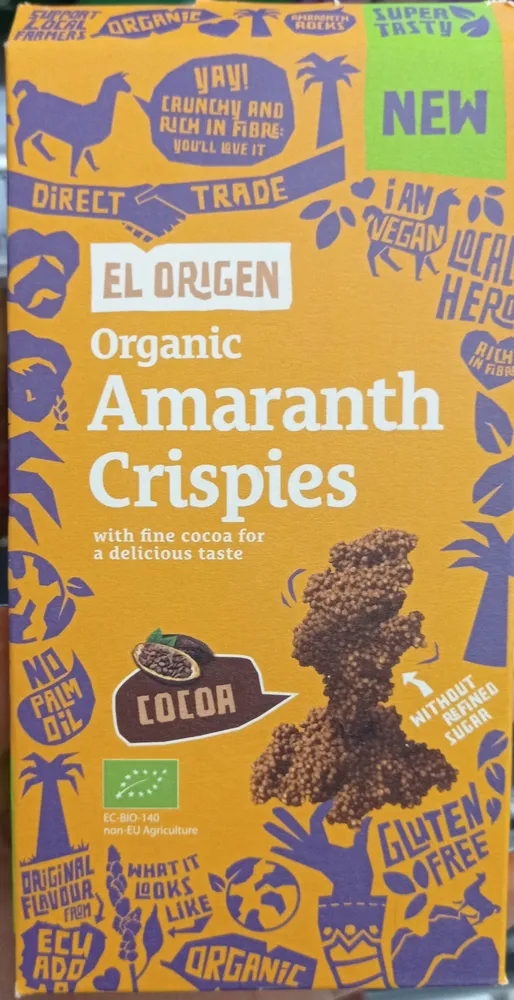 Organic Amaranth Crispies
