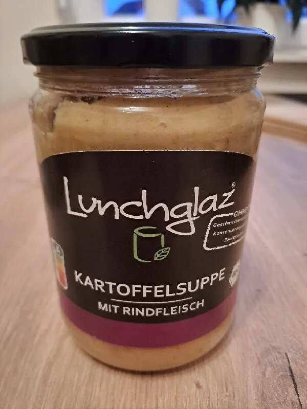 Kartoffelsuppe mit Rindfleisch
