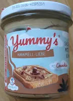 Salz-Karamell-Creme mit Schoko-Cookies & Mandel-Krokant
