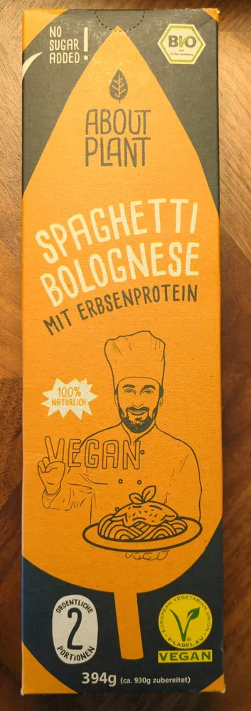 Spaghetti Bolognese mit Erbsenprotein