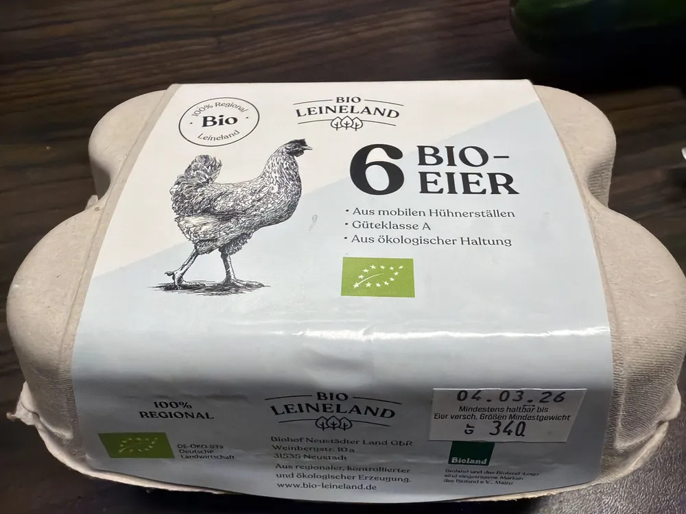 6 Bio-Eier