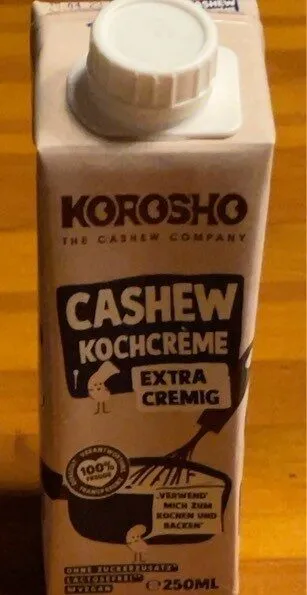 Cashew Kochcrème