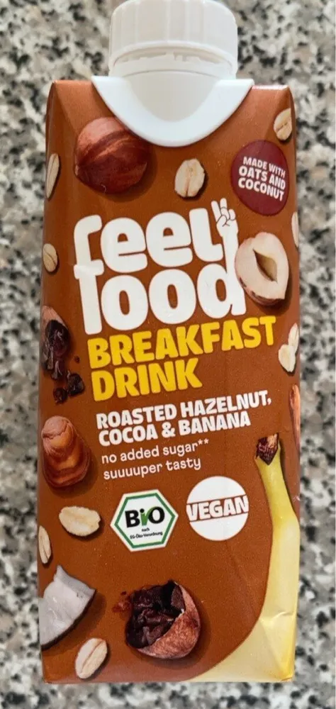 Breakfast Drink Roasted Hazelnut, Cocoa & Banana