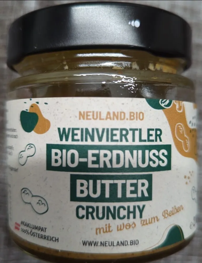 Bio-Erdnussbutter Crunchy