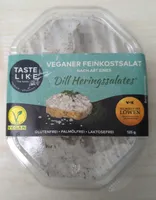 veganer Feinkostsalat nach Art eines Dill Heringssalates