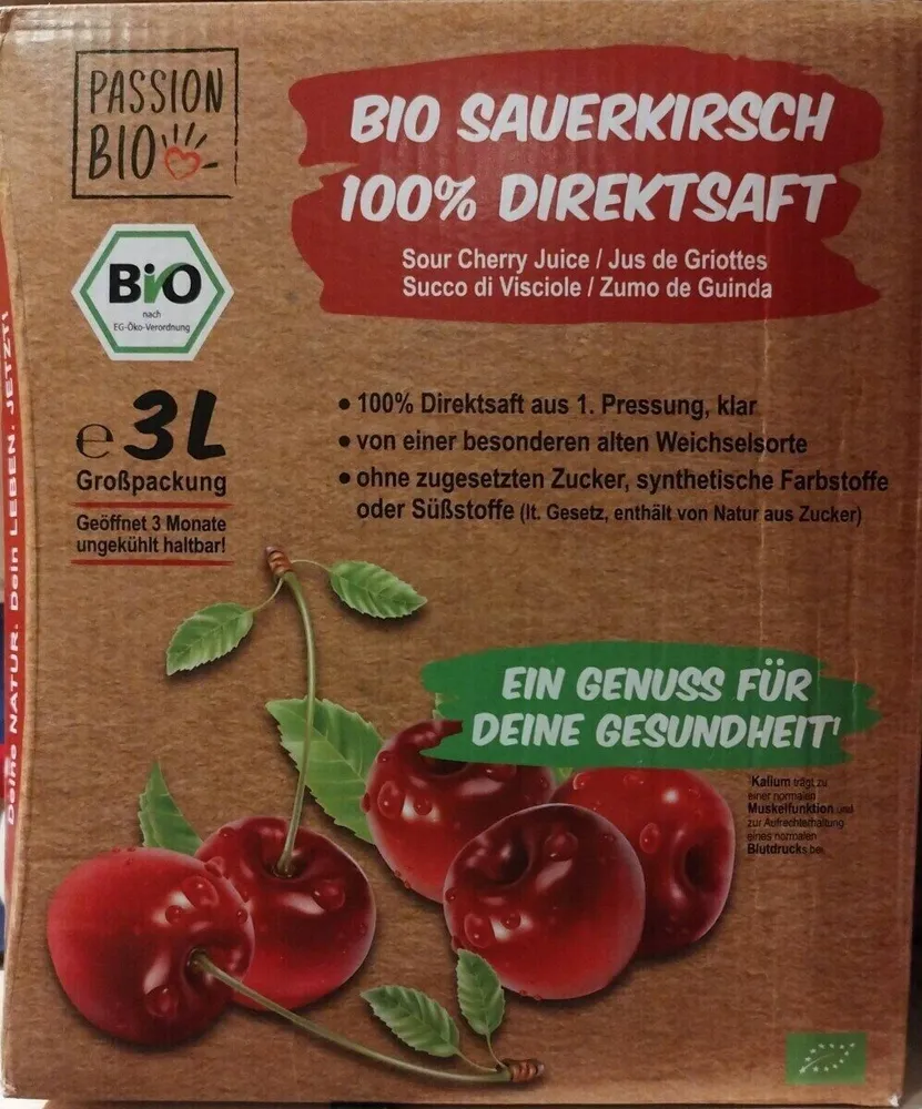 Bio Sauerkirsch 100% Direktsaft