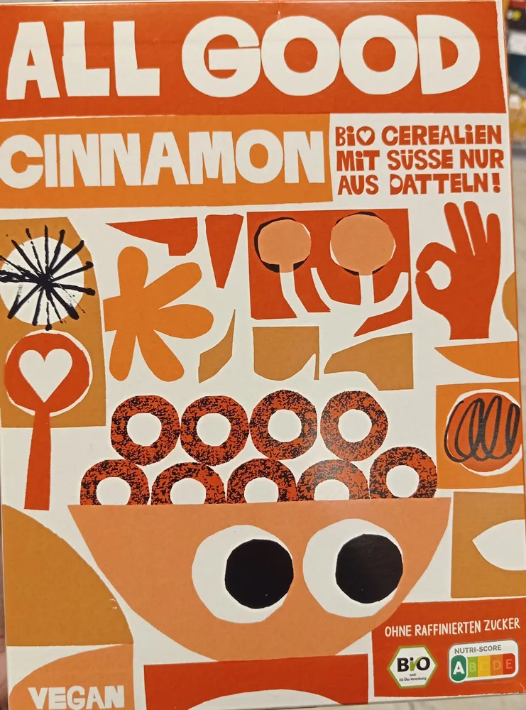 Cinnamon cerealien mit Süss aus Datteln