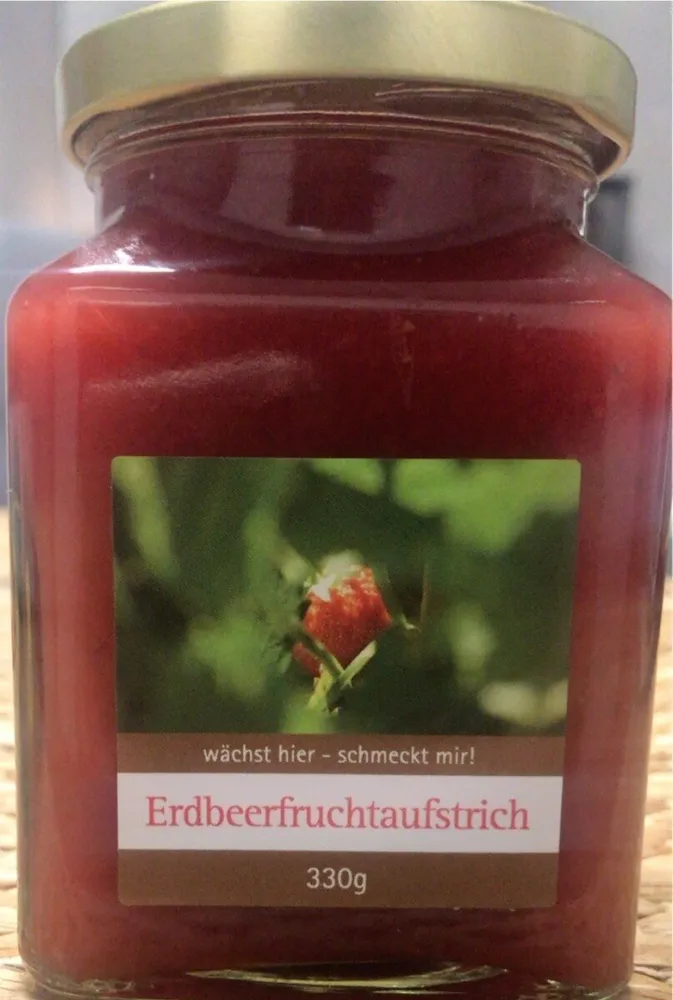 Erdbeerfruchtaufstrich