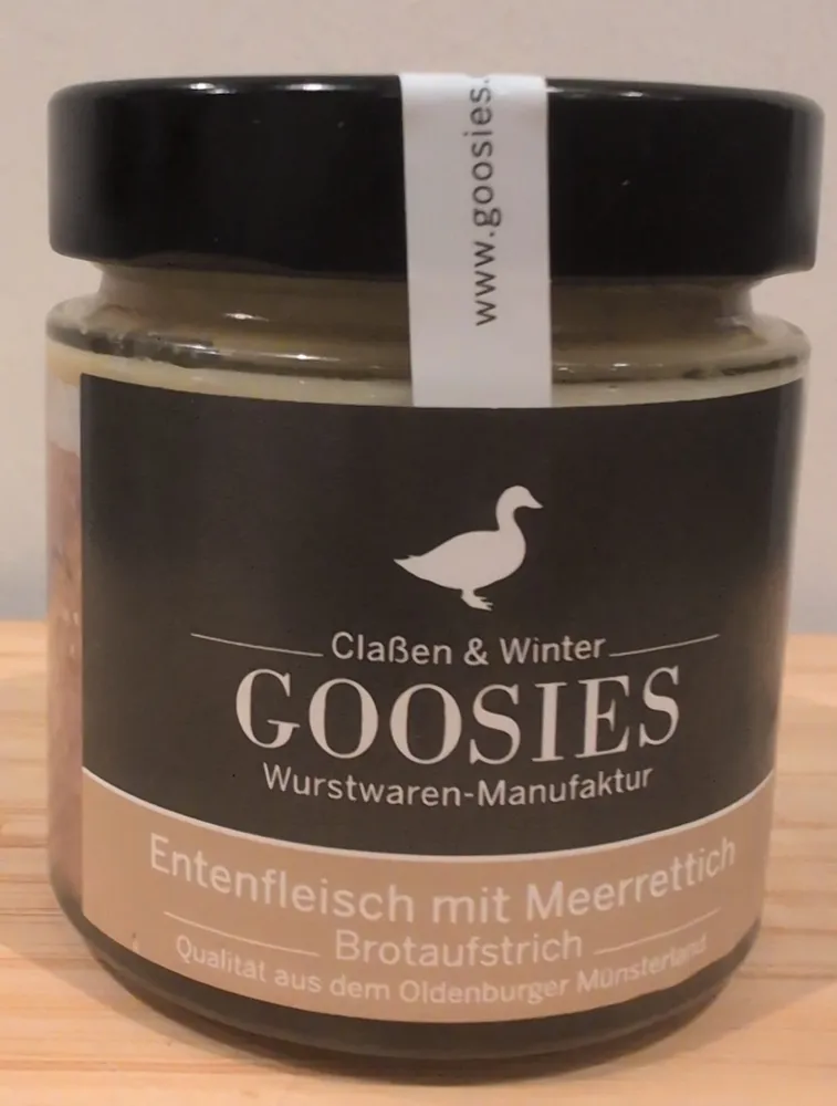 Entenfleisch mit Meerrettich