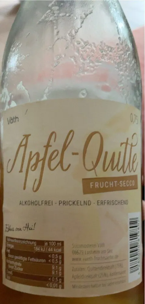Frucht-Secco Apfel-Quitte