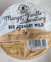 Mango-Vanille Bio Joghurt