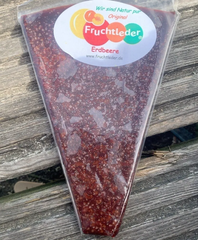Fruchtleder Erdbeere