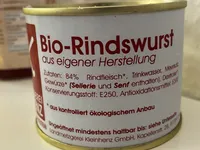 Bio-Rindswurst